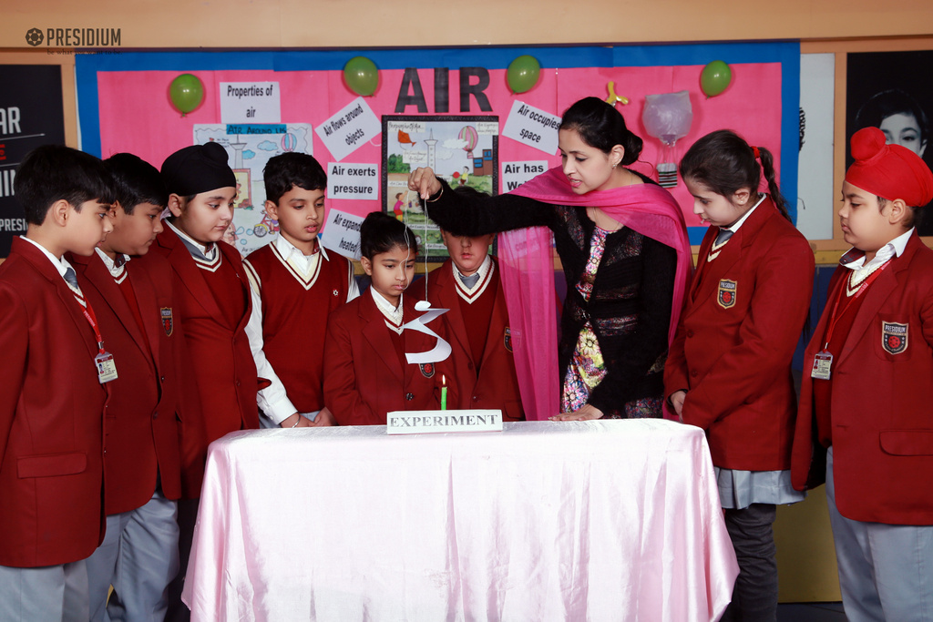 Presidium Punjabi Bagh, PRESIDIANS LEARN ABOUT AIR WITH THE AID OF ENGAGING ACTIVITIES